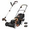 Worx Power Share 40V Lawn Mower and 20V Grass Trimmer Combo Kit WG911 - alternate 1